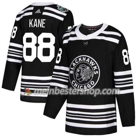 Chicago Blackhawks Patrick Kane 88 2019 Winter Classic Adidas Schwarz Trikot Authentic - Herren